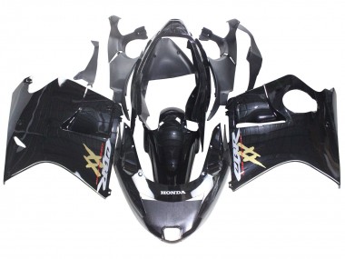 Best 1996-2007 Honda CBR1100XX Blackbird Abs Motorcycle Fairings - Glossy Black UK