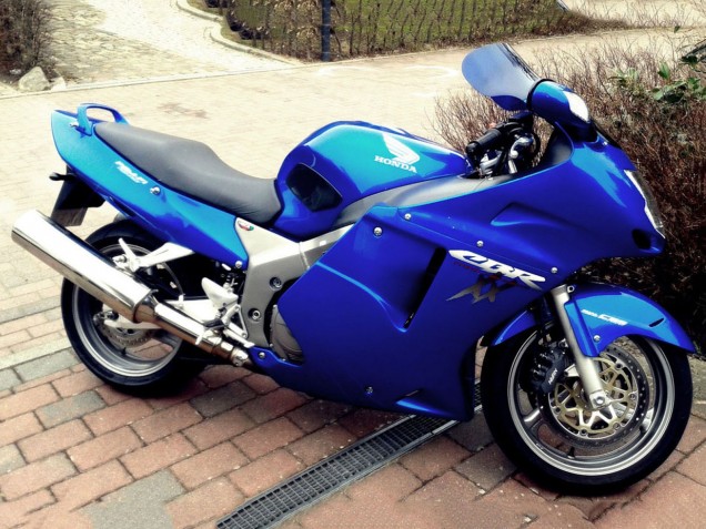 1996-2007 Honda CBR1100XX Blackbird Abs Motorcycle Fairings - Blue UK
