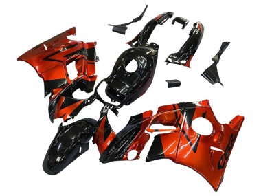 Best 1991-1994 Honda CBR600 F2 Motorcycle Fairings - Orange Glossy Black UK