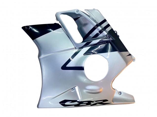 1991-1994 Honda CBR600 F2 Motorcycle Fairings - Silver Glossy Black UK
