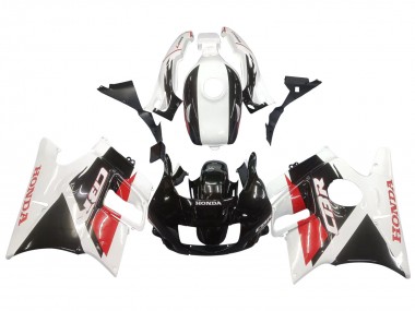Best 1991-1994 Honda CBR600 F2 Motorcycle Fairings - White Red Glossy Black UK