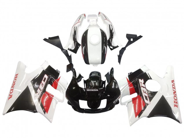 1991-1994 Honda CBR600 F2 Motorcycle Fairings - White Red Glossy Black UK