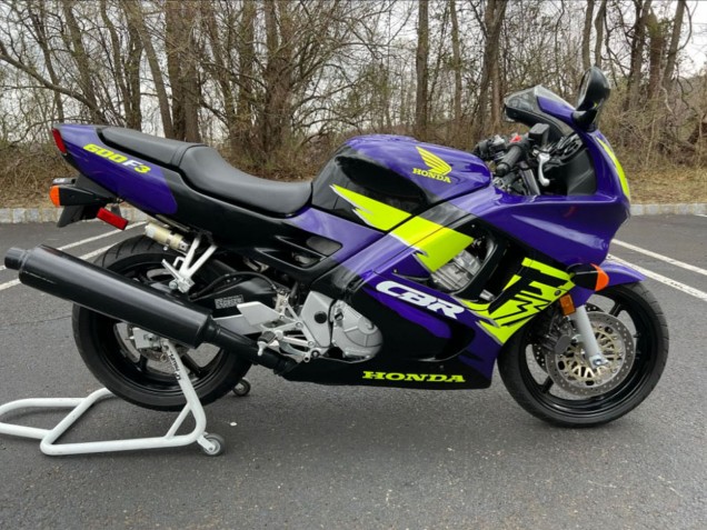 1995-1996 Honda CBR600 F3 Motorcycle Fairings - Blue Neon Yellow UK