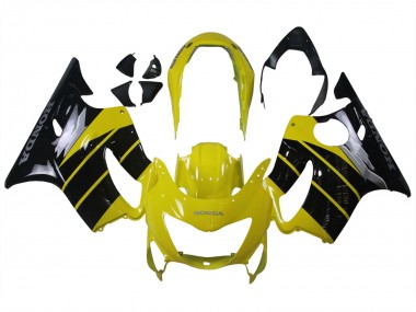 Best 1999-2000 Honda CBR600 F4 Motorcycle Fairings - Yellow Glossy Black UK