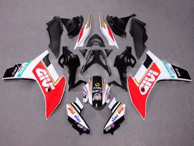 Best 2011-2013 Honda CBR600F Motorcycle Fairings - White Red Gold Glossy Black Givi UK