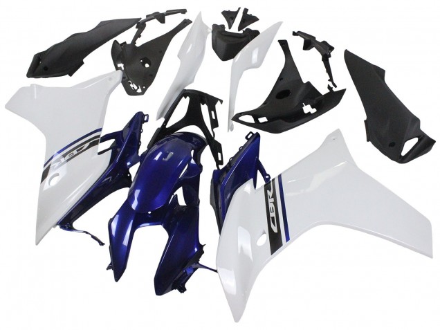 2011-2013 Honda CBR600F Motorcycle Fairings - White Blue UK