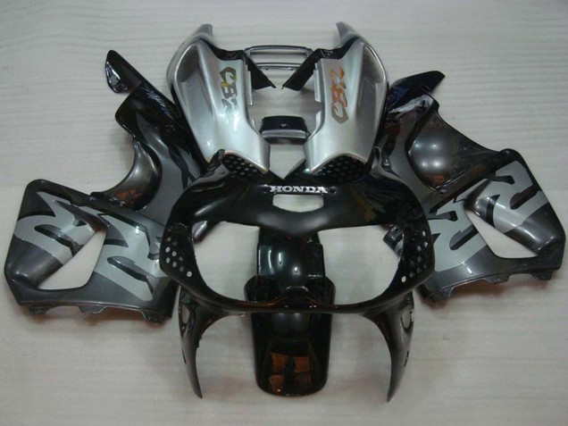 1994-1995 Honda CBR900RR 893 Motorcycle Fairings - Silver Grey Glossy Black UK