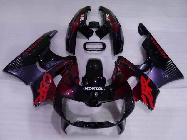 1994-1995 Honda CBR900RR 893 Motorcycle Fairings - Dark Blue Maroon Red Glossy Black UK