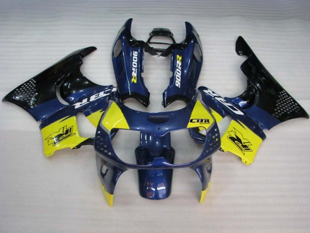 1994-1995 Honda CBR900RR 893 Motorcycle Fairings - Blue Yellow Glossy Black UK