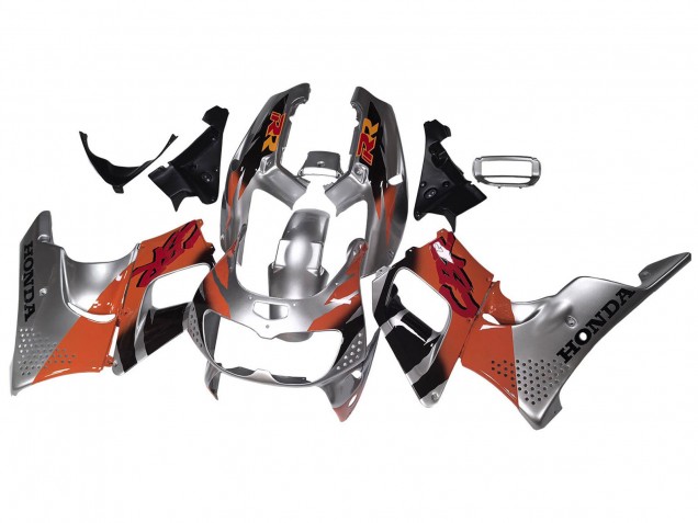 1994-1995 Honda CBR900RR 893 Motorcycle Fairings - Silver Orange Glossy Black UK