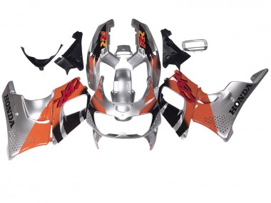 Best 1994-1995 Honda CBR900RR 893 Motorcycle Fairings - Silver Orange Glossy Black UK