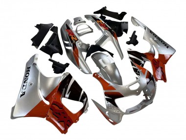 Best 1996-1997 Honda CBR900RR 893 Motorcycle Fairings - Silver Red Glossy Black UK