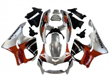Best 1996-1997 Honda CBR900RR 893 Motorcycle Fairings - Silver Red Glossy Black UK