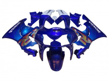 Best 1998-1999 Honda CBR900RR 919 Motorcycle Fairings - White Blue Silver UK