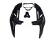 1998-1999 Honda CBR900RR 919 Motorcycle Fairings - Glossy Black White Decals UK