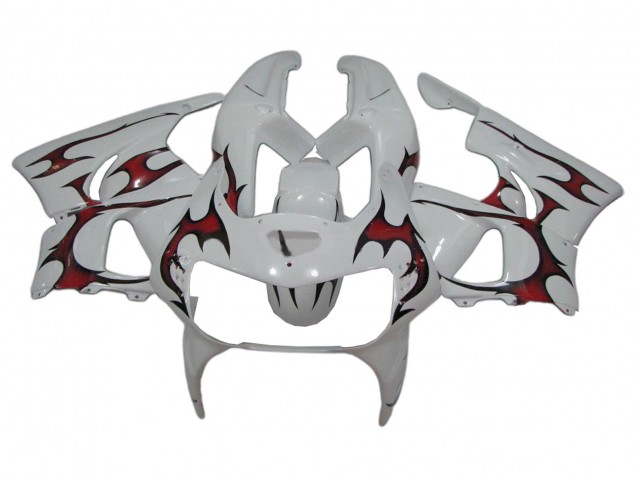 1998-1999 Honda CBR900RR 919 Motorcycle Fairings - White Red UK