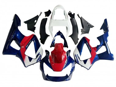Best 2000-2001 Honda CBR900RR 929 Motorcycle Fairing - White Red Blue UK