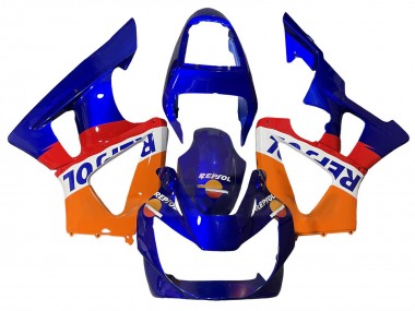 Best 2000-2001 Honda CBR900RR 929 Motorcycle Fairings - Orange White Red Blue Repsol UK