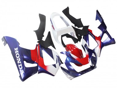Best 2000-2001 Honda CBR900RR 929 Motorcycle Fairings - White Red Blue UK