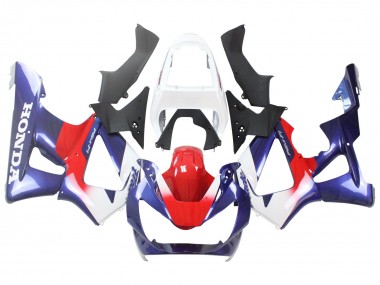 Best 2000-2001 Honda CBR900RR 929 Motorcycle Fairings - White Red Blue UK