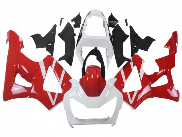 2000-2001 Honda CBR900RR 929 Motorcycle Fairings - White Red UK