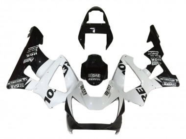 Best 2000-2001 Honda CBR900RR 929 Motorcycle Fairings - White Glossy Black Repsol UK