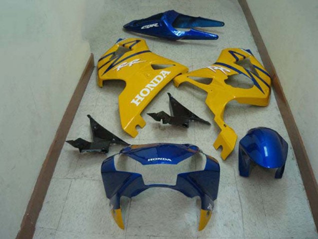 2002-2003 Honda CBR900RR 954 Motorcycle Fairings - Blue Yellow UK