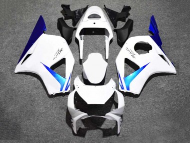 Best 2002-2003 Honda CBR900RR 954 Motorcycle Fairings - White Blue UK
