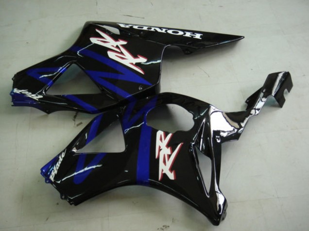 2002-2003 Honda CBR900RR 954 Motorcycle Fairing Kits - Blue Glossy Black UK