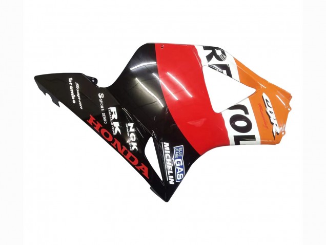 2002-2003 Honda CBR900RR 954 Motorcycle Fairing Kits - Orange White Red Glossy Black Repsol UK