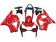 2002-2003 Honda CBR900RR 954 Motorcycle Fairings - Red Dark Blue Dunlop UK