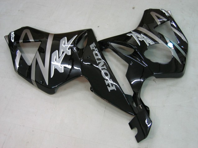 2002-2003 Honda CBR900RR 954 Motorcycle Fairings - Silver Glossy Black UK