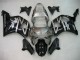 2002-2003 Honda CBR900RR 954 Motorcycle Fairings - Silver Glossy Black UK