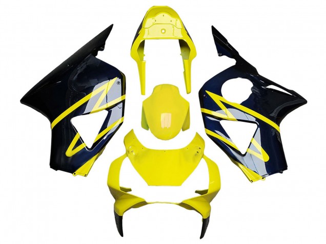 2002-2003 Honda CBR900RR 954 Motorcycle Fairings - Yellow Silver Black UK