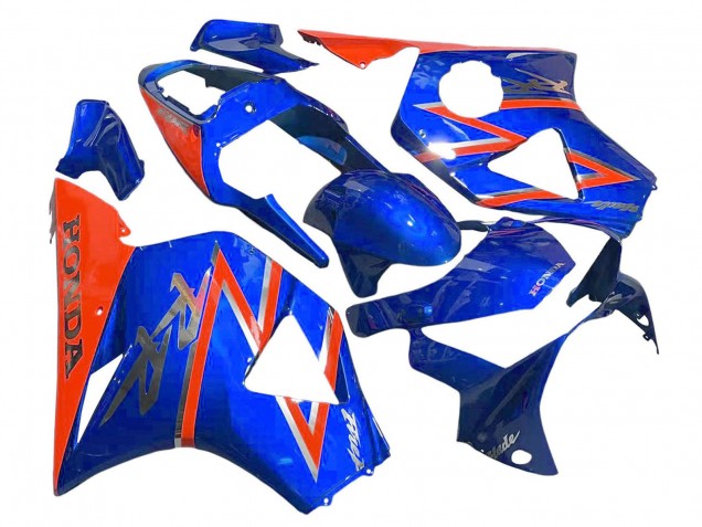 2002-2003 Honda CBR900RR 954 Motorcycle Fairings - Orange Blue UK