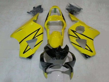 Best 2002-2003 Honda CBR900RR 954 Motorcycle Fairings - Yellow Glossy Black UK