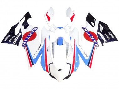 Best 2011-2014 Ducati 1199 Motorcycle Fairings - White Red Blue Glossy Black Martini UK