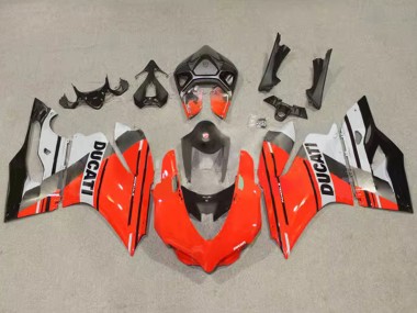 Best 2011-2014 Ducati Panigale 899/1199 Motorcycle Fairings - Red Grey Black UK