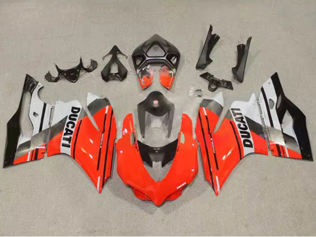 2011-2014 Ducati Panigale 899/1199 Motorcycle Fairings - Red Grey Black UK