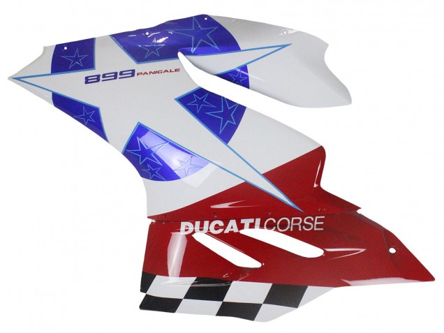 2011-2014 Ducati Panigale 899 Motorcycle Fairings - White Blue Red Black UK