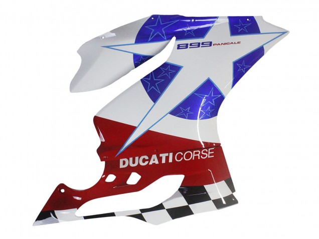 2011-2014 Ducati Panigale 899 Motorcycle Fairings - White Blue Red Black UK