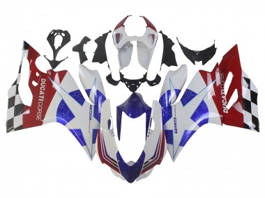 Best 2011-2014 Ducati Panigale 899 Motorcycle Fairings - White Blue Red Black UK