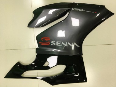 Best 2011-2014 Ducati Panigale 1199 Motorcycle Fairings - Glossy Black UK