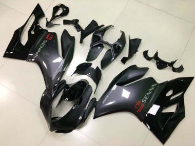Best 2011-2014 Ducati Panigale 1199 Motorcycle Fairings - Glossy Black UK