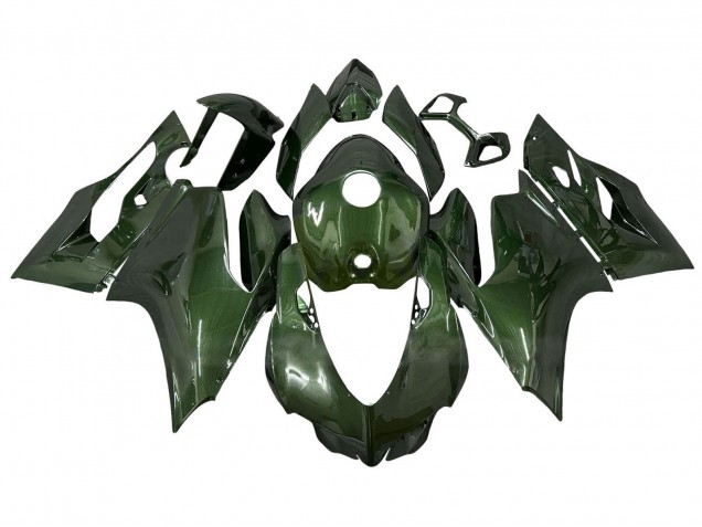 2011-2014 Ducati Panigale 899/1199 Motorcycle Fairings - Glossy Dark Green UK