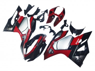 Best 2011-2014 Ducati 1199 Motorcycle Fairings - Red Silver Black UK