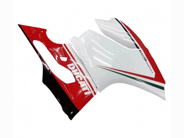 2011-2014 Ducati 1199 Motorcycle Fairings - White Red Green Glossy Black UK