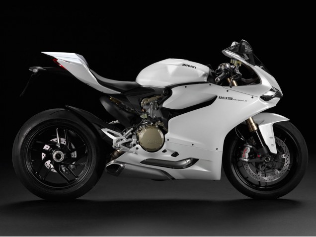 2011-2014 Ducati 1199 Motorcycle Fairings - White UK