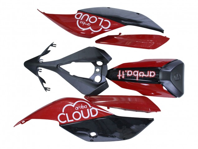 2015-2020 Ducati 959/1299 Motorcycle Fairings - White Red Black Aruba 7 UK
