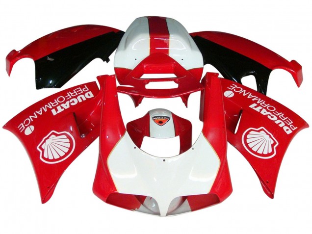 2015-2020 Ducati 959/1299 Motorcycle Fairings - White Red Glossy Black Performance UK